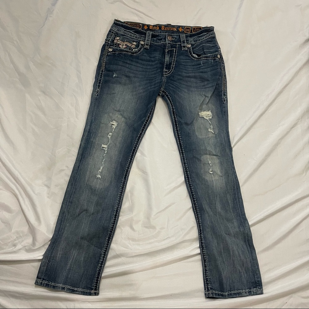 Mens vintage Rock Revival Denim